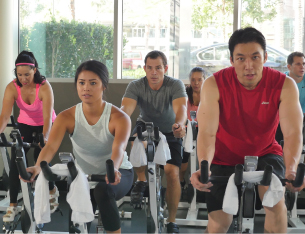 La fitness cycle class hot sale